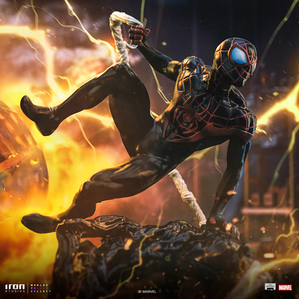 Preventa Resina Miles Morales Figura Marvel "Spider-Man" Iron (Licencia) Estudio