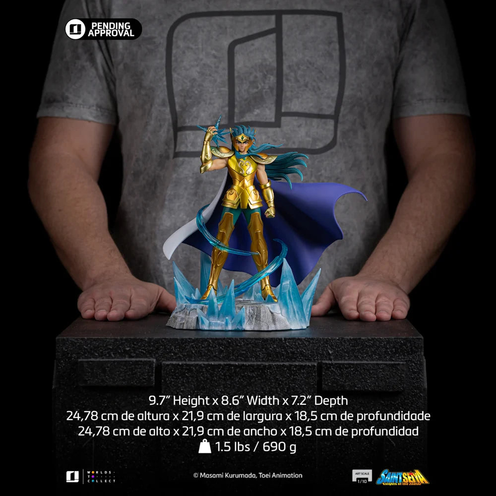 Preventa Resina Camus de Acuario Figura Caballeros del Zodiako Zodiakos (Licencia) Estudio