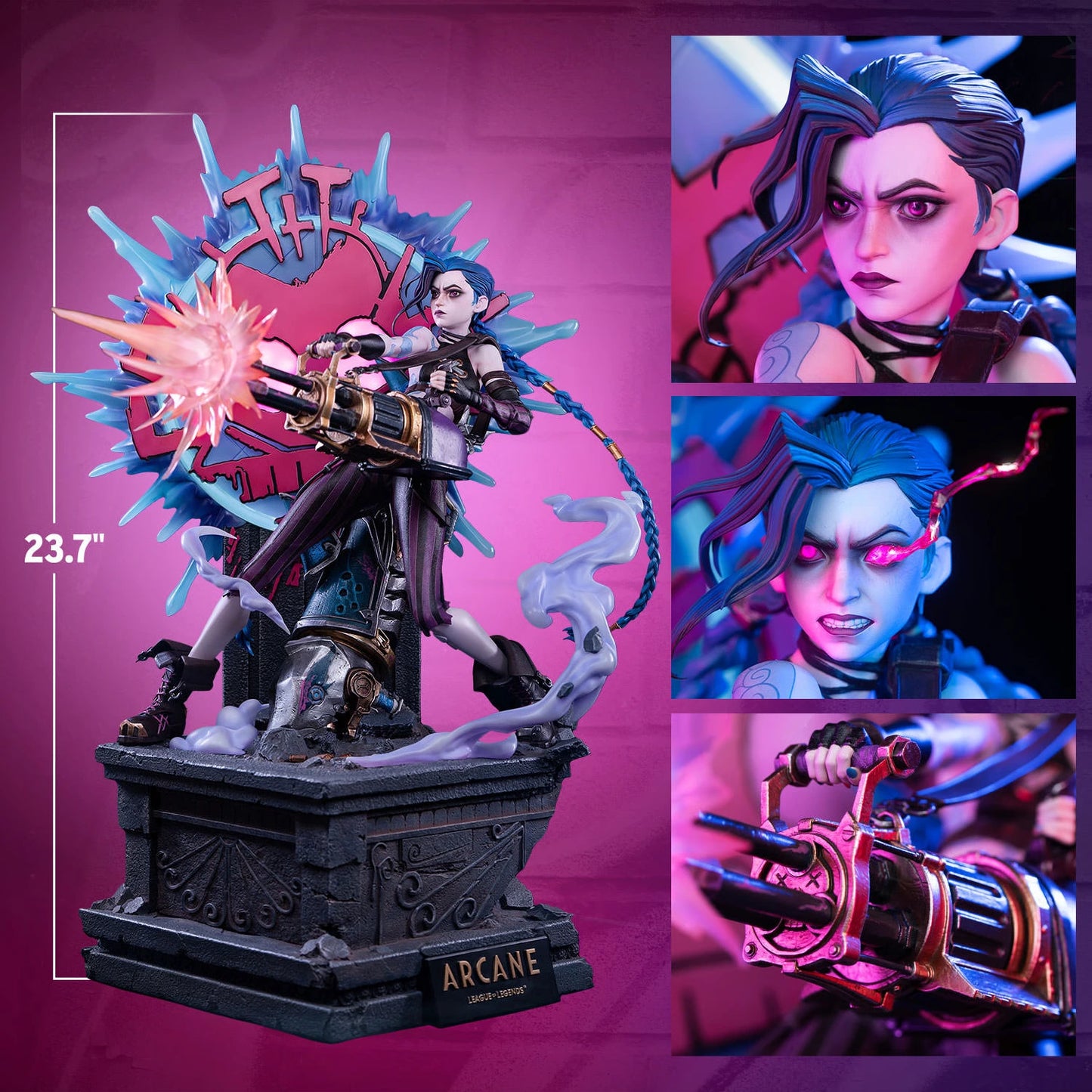 Preventa Resina Jinx Figura Arcane Infinity (Licencia) Estudio