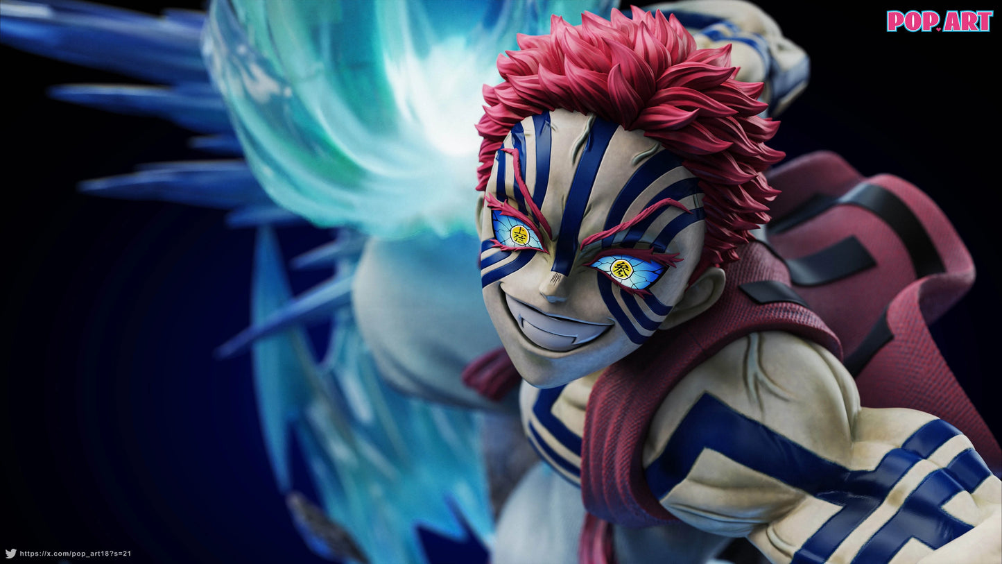 Preventa Resina Akaza Figura Demon Slayer POP.ART Estudio