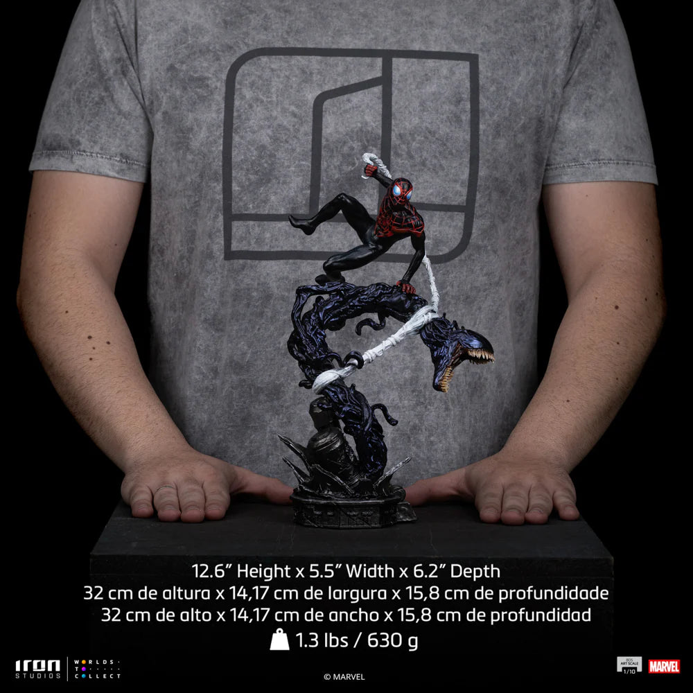 Preventa Resina Miles Morales Figura Marvel "Spider-Man" Iron (Licencia) Estudio
