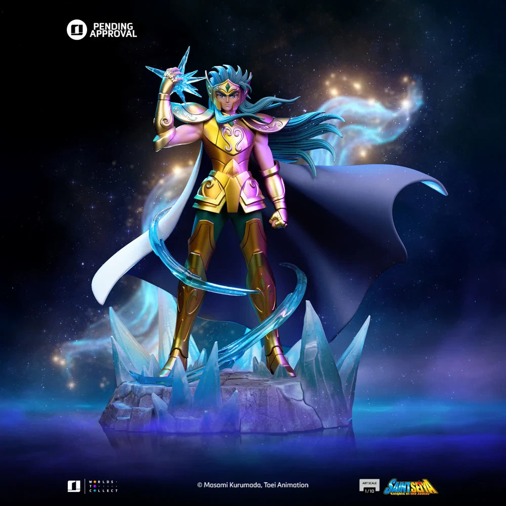 Preventa Resina Camus de Acuario Figura Caballeros del Zodiako Zodiakos (Licencia) Estudio