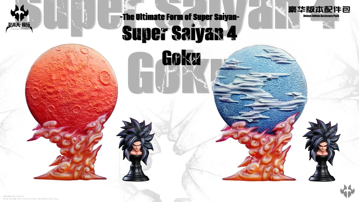 Preventa Resina Goku SSJ4 Figura Dragon Ball 1/6, 1/4 The High Heavens Estudio