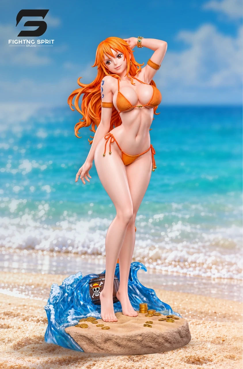 Preventa Resina Nami Figura One Piece 1/6 Fighting Sprit Estudio