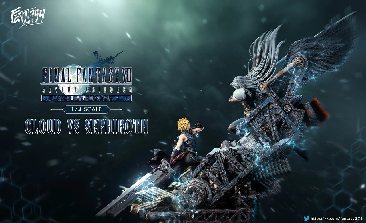 Preventa Resina Cloud vs Sephiroth Figura Final Fantasy VII Fantasy & Dragon  Estudio
