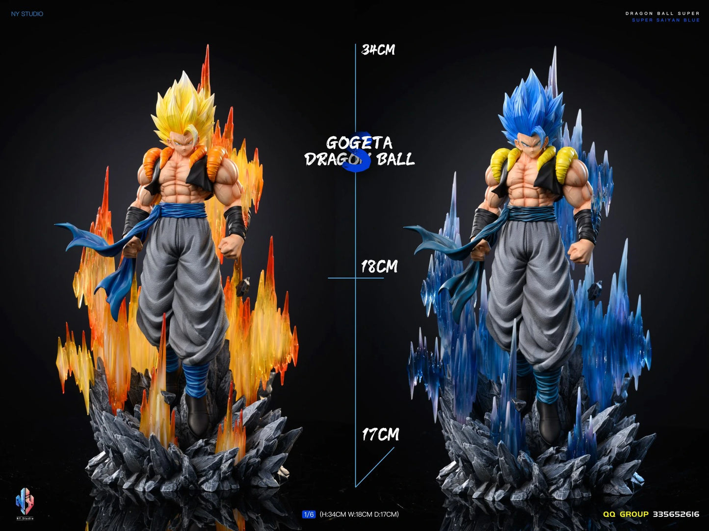 Preventa Resina Gogeta Figura Dragon Ball NY Estudio