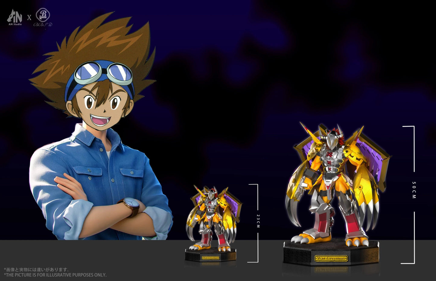 Preventa Resina War Greymon Figura Digimon Adventure AN & BBSD  Estudio