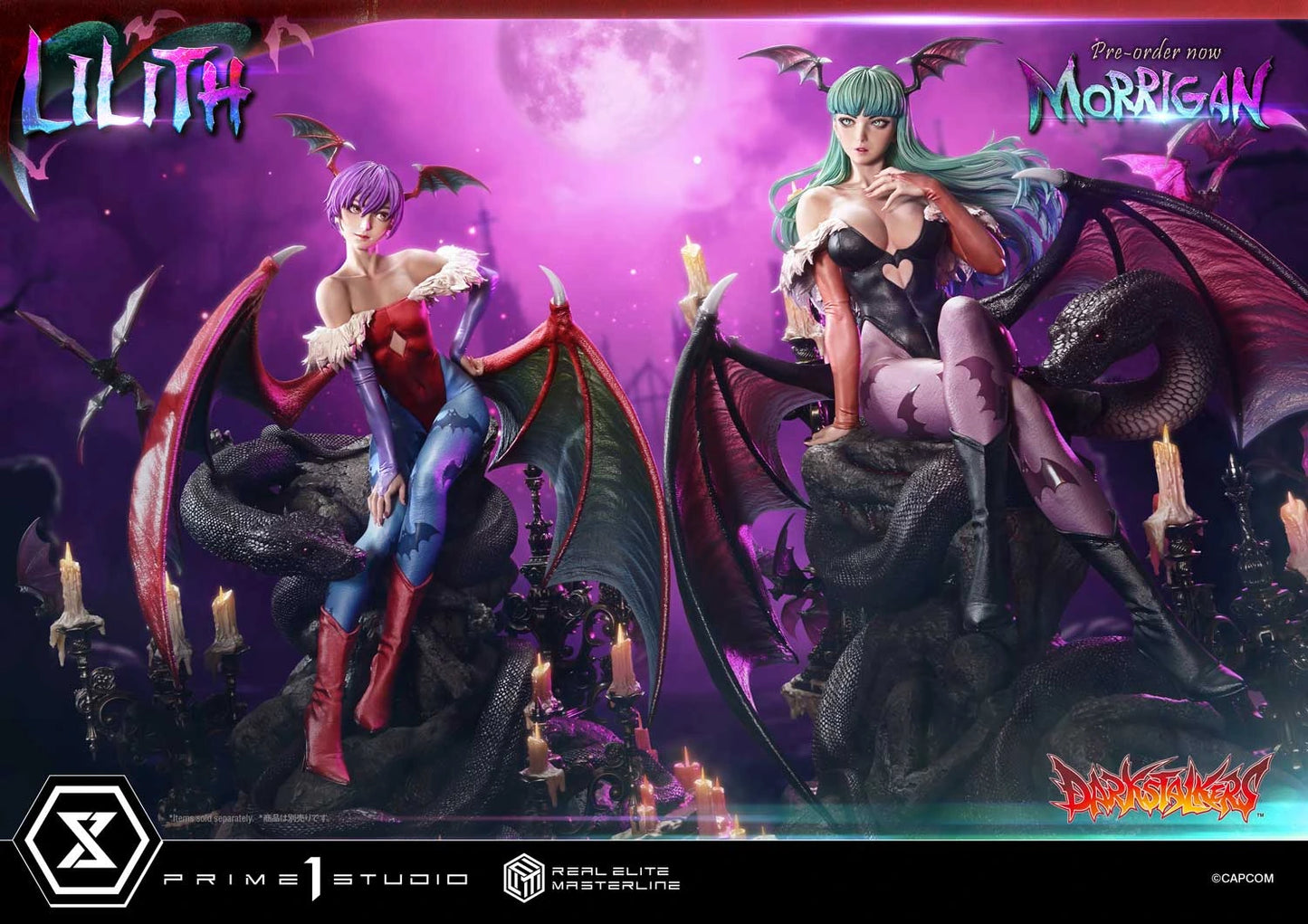 Preventa Resina Lilith  Figura Darkstalkers  Prime 1 (Licencia) Estudio