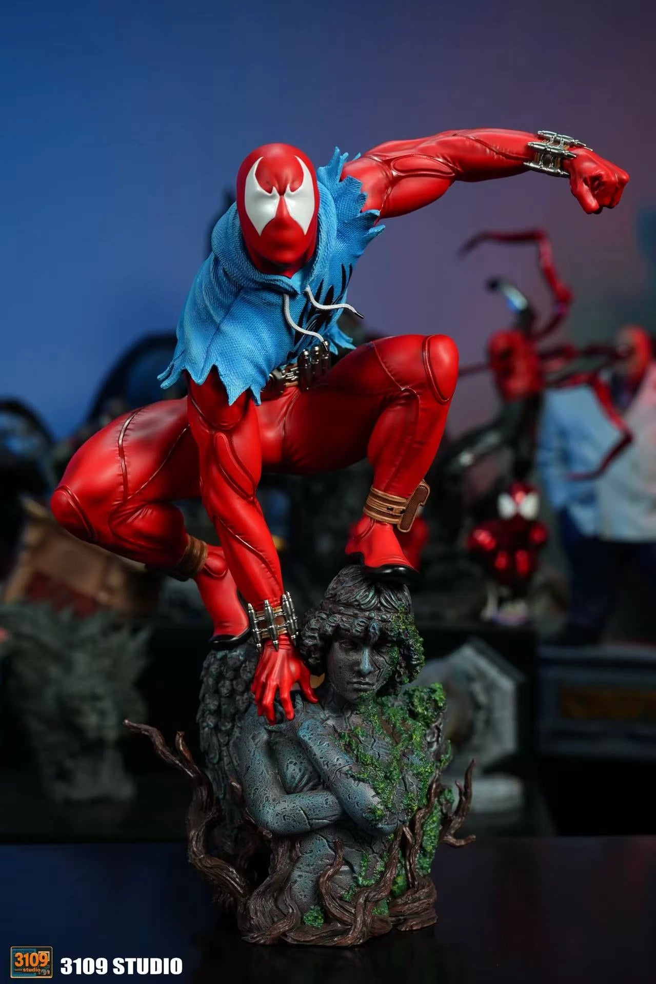 Preventa Resina Scarlet Spiderman Figura Marvel COmics 3109 Estudio