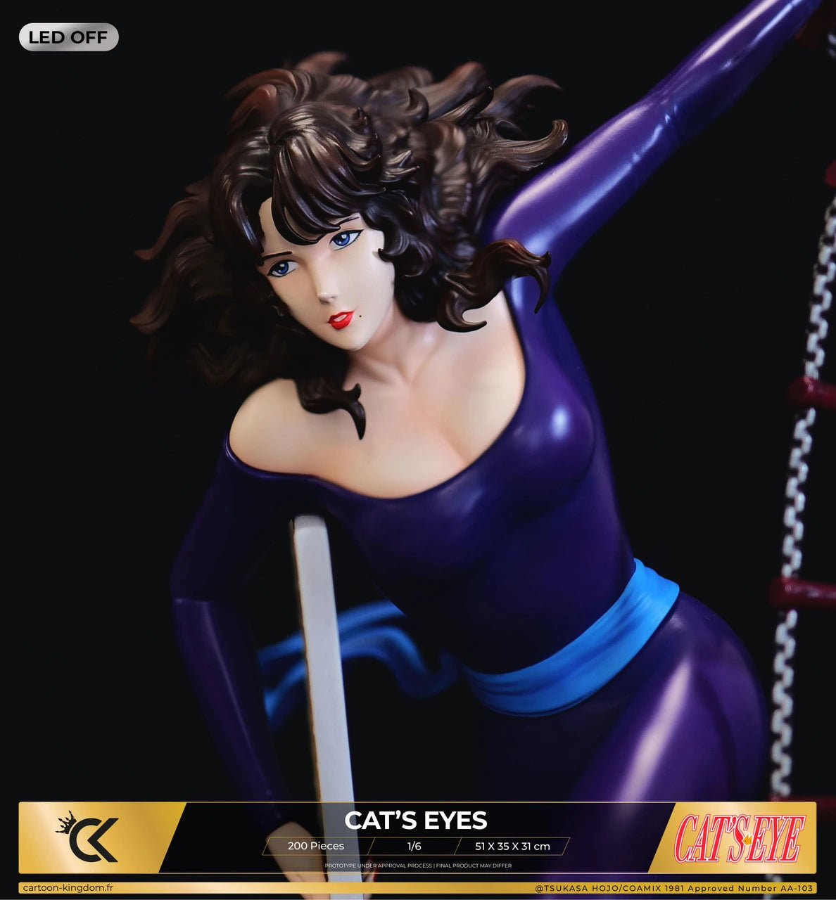 Preventa Resina Hermanas Kisugi Figura Cat's eyes Cartoon Kigdom (Licencia) Estudio