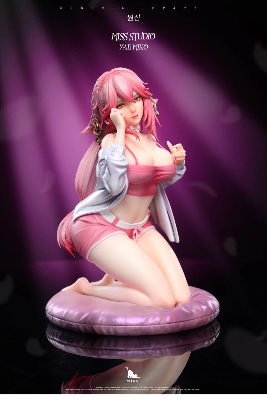 Preventa Resina Yae Miko Figura Genshin Impact Miss Estudio