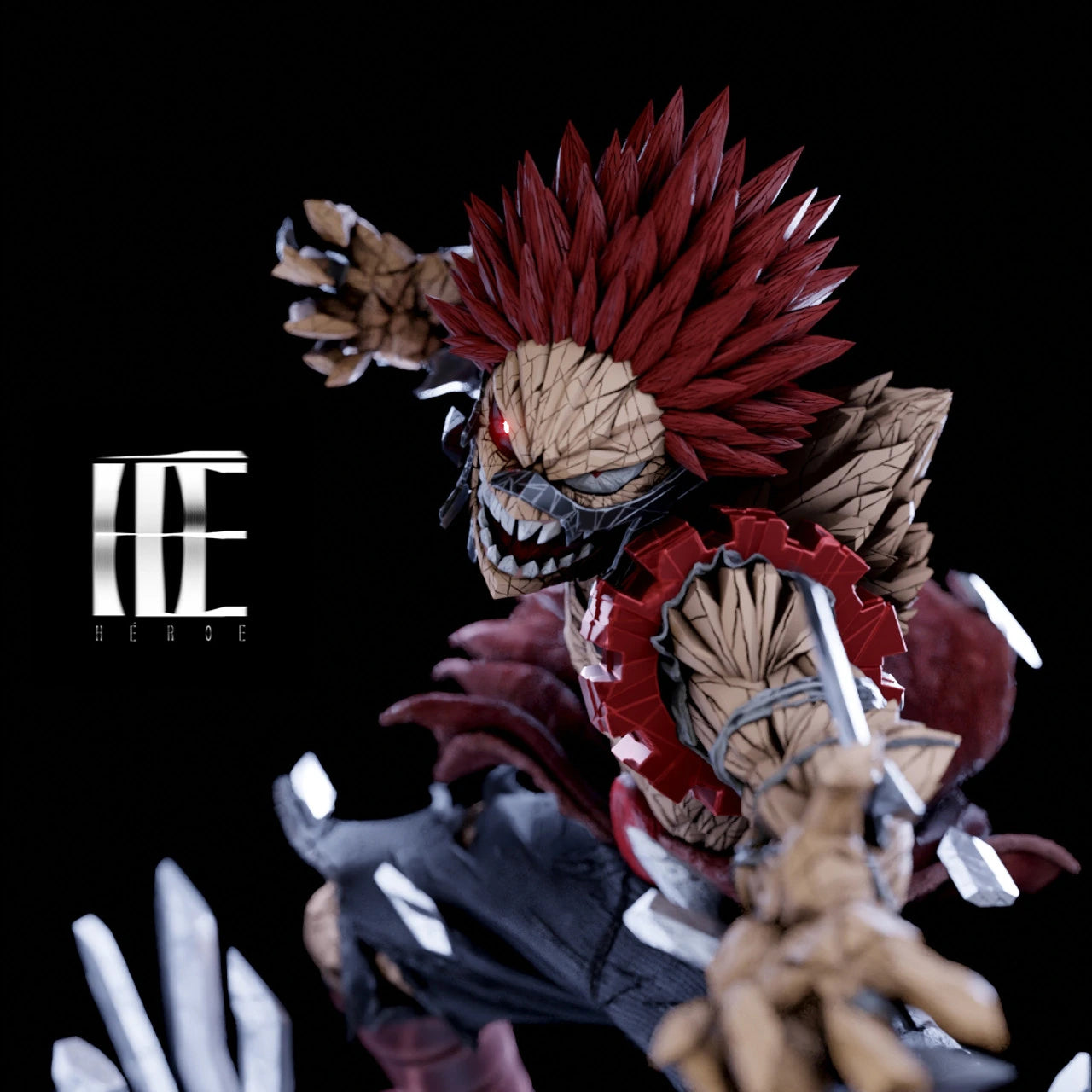 Preventa Resina Kirishima "Red Riot" Figura My Hero Academia Heroe Collectibles Estudio