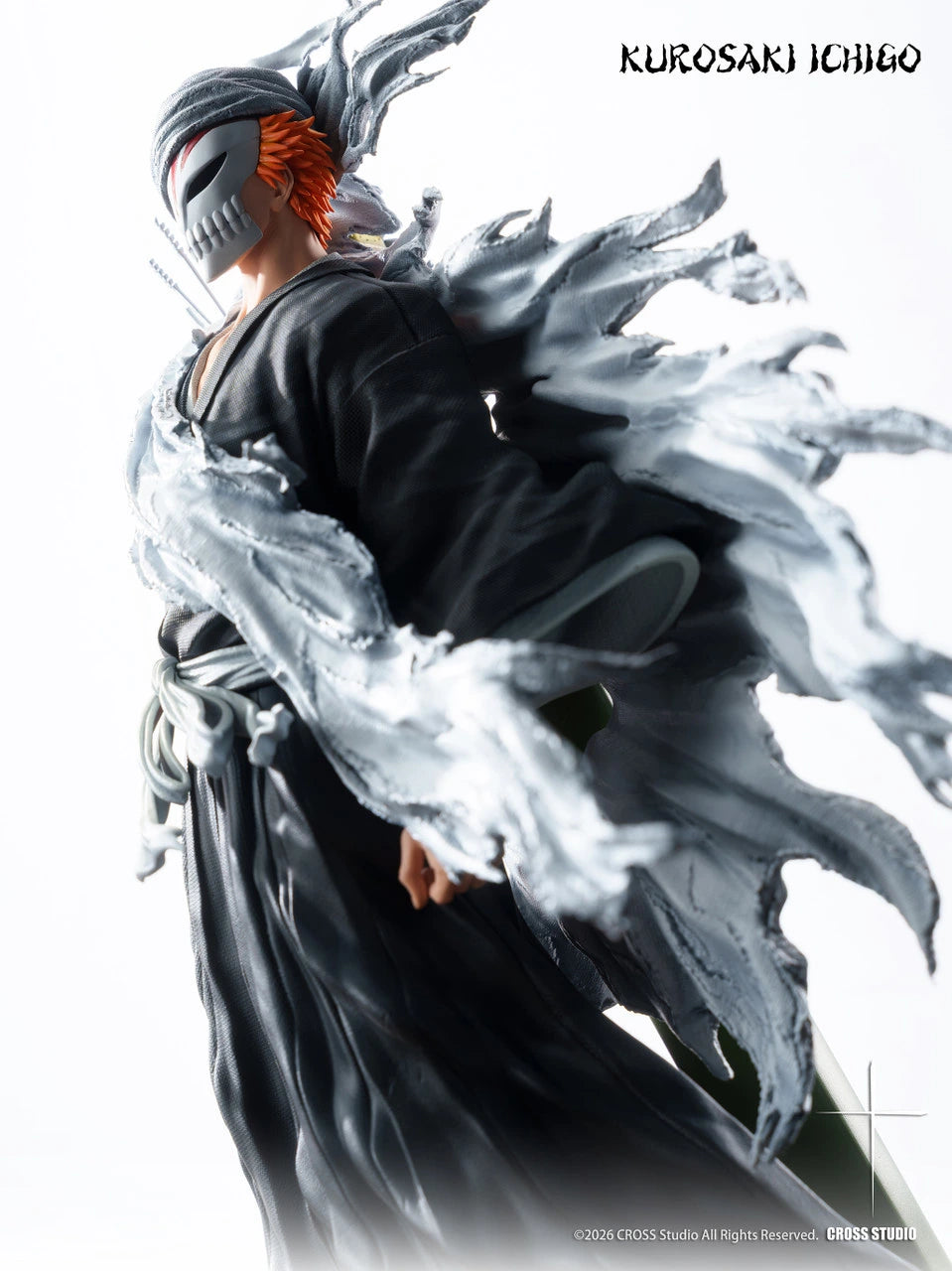 Preventa Resina Ichigo Kurosaki Figura Bleach 1/6 Cross Estudio