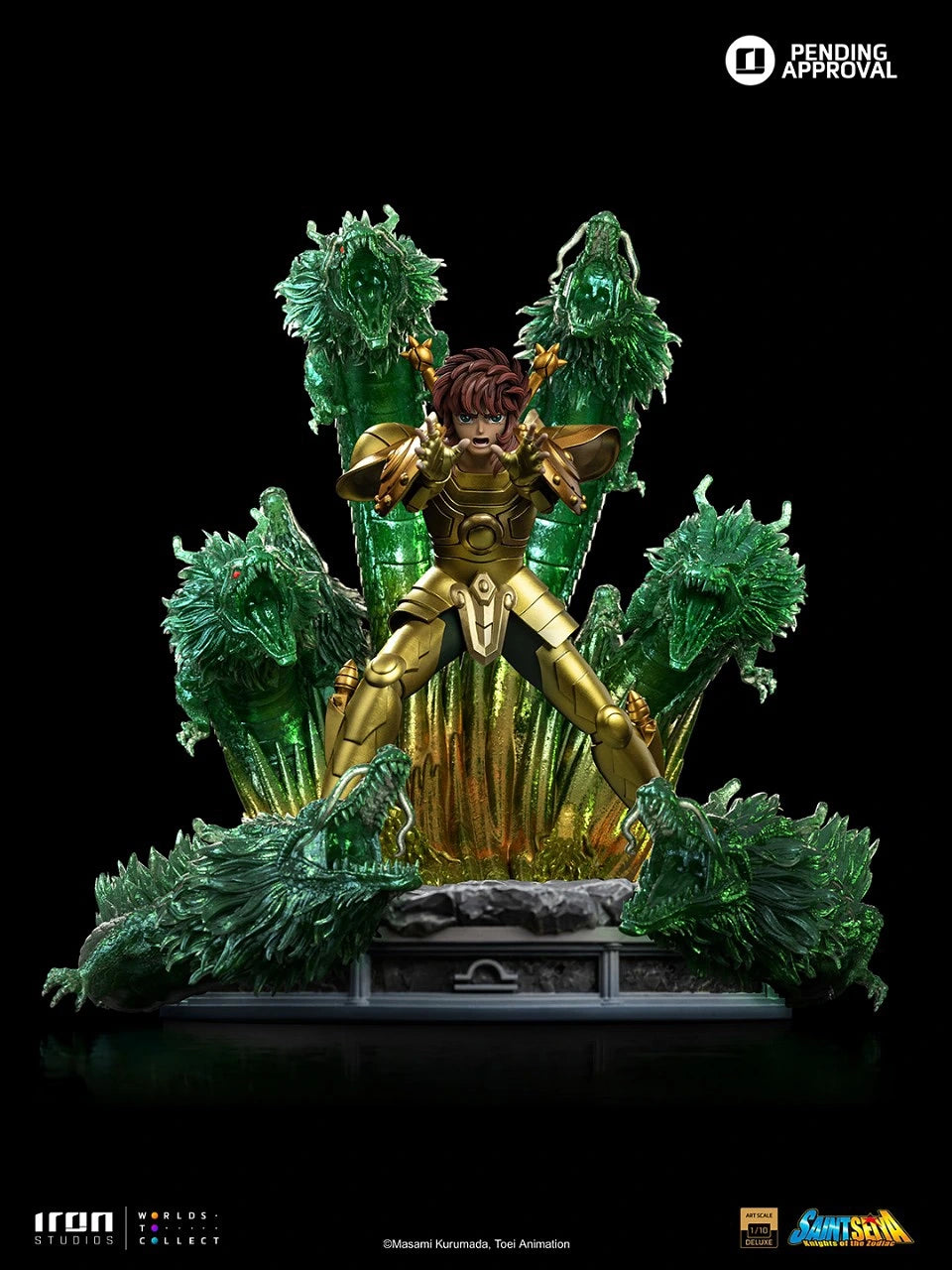 "Preventa Resina Dohko de Libra  Figura Caballeros del Zodiako Iron (Licencia) Estudio"