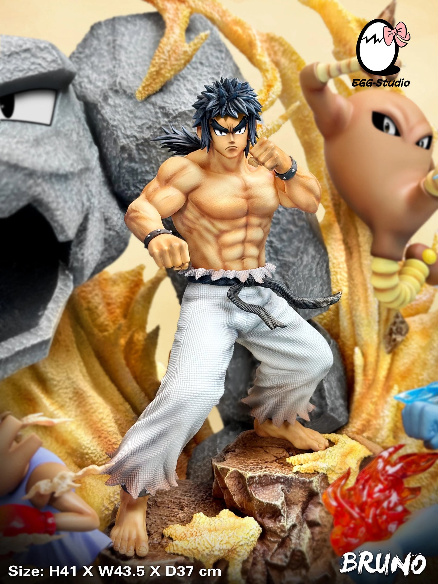 Preventa Resina Bruno (Alto Mando) Figura Pokemón EGG Estudio