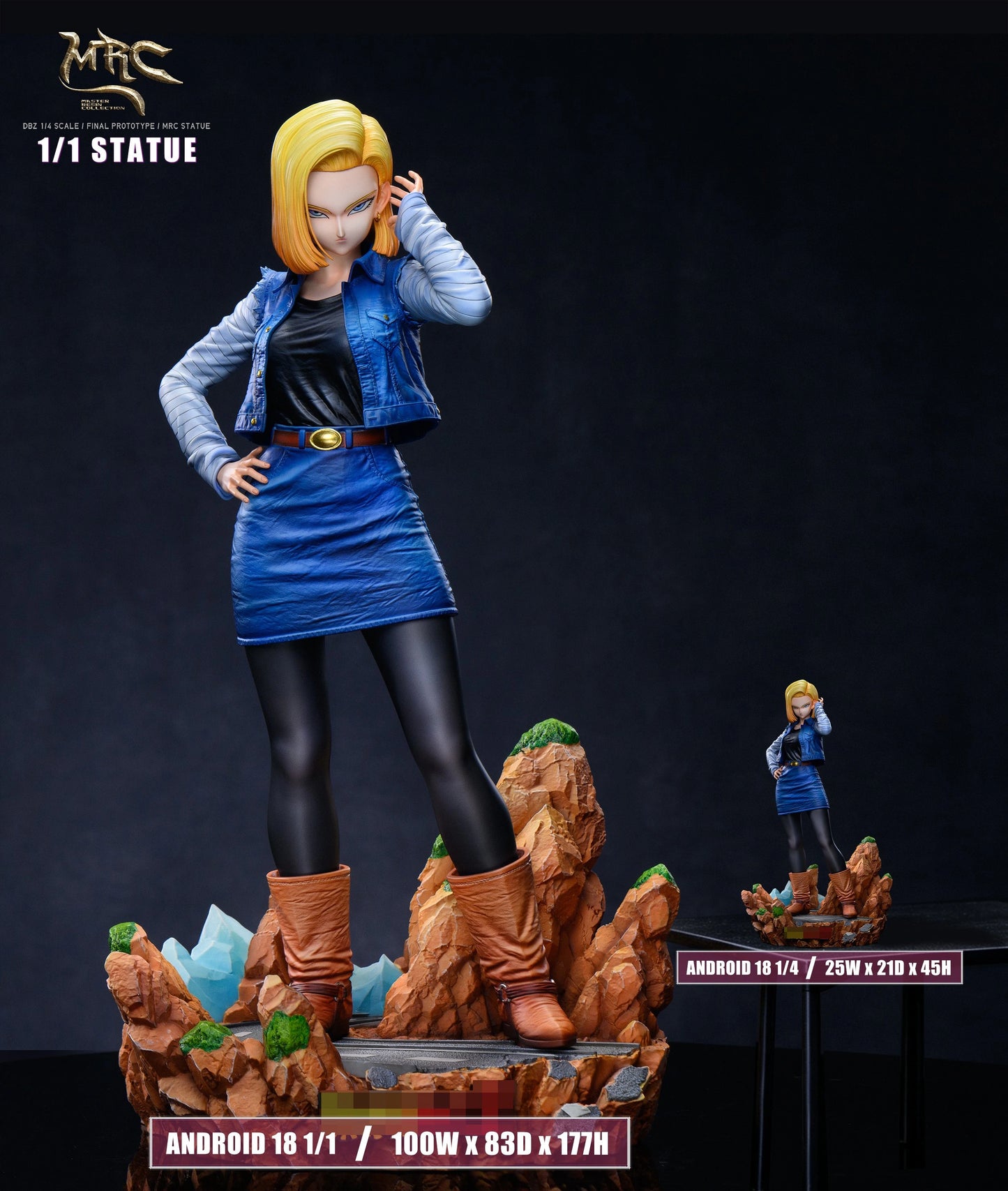 Preventa Resina Androide 18 Figura Dragon Ball MRC Estudio