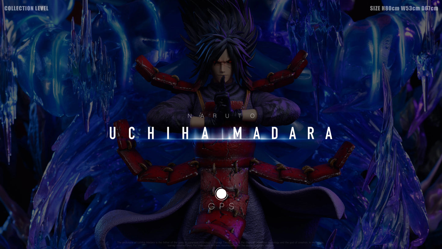 Preventa Resina Madara Uchiha Figura Naruto GPS Estudio