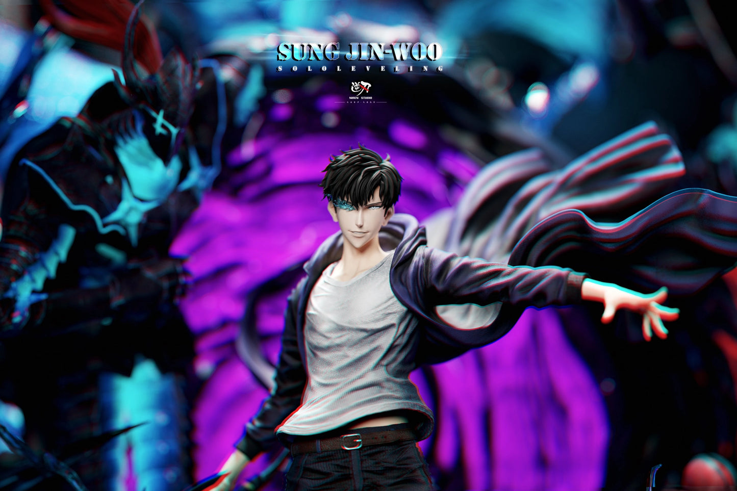 Preventa Resina Sung Jin Woo Figura Solo Leveling Niren  Estudio