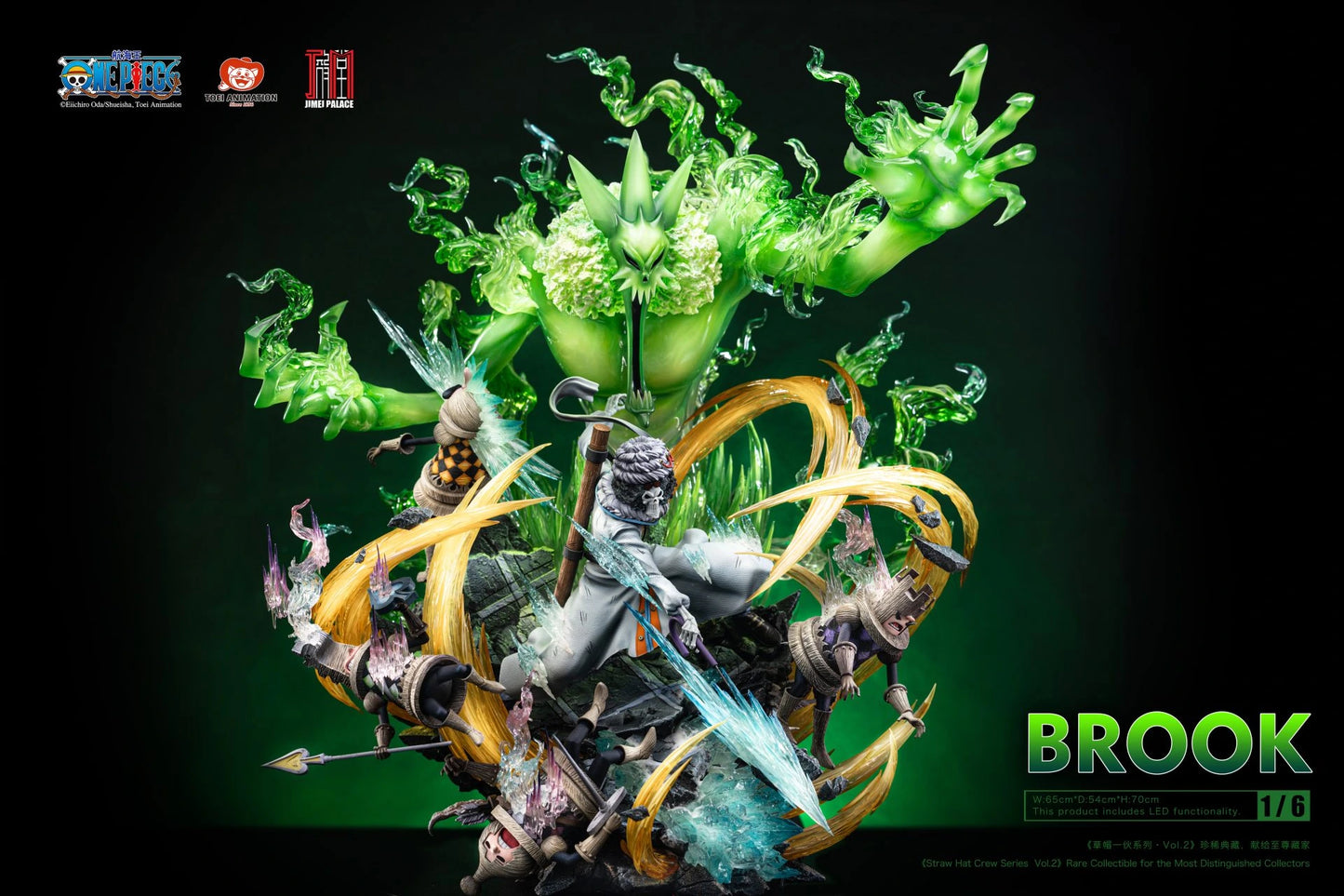 Preventa Resina Brook "Soul King" Figura One Piece Jimei Palace (Licencia) Estudio