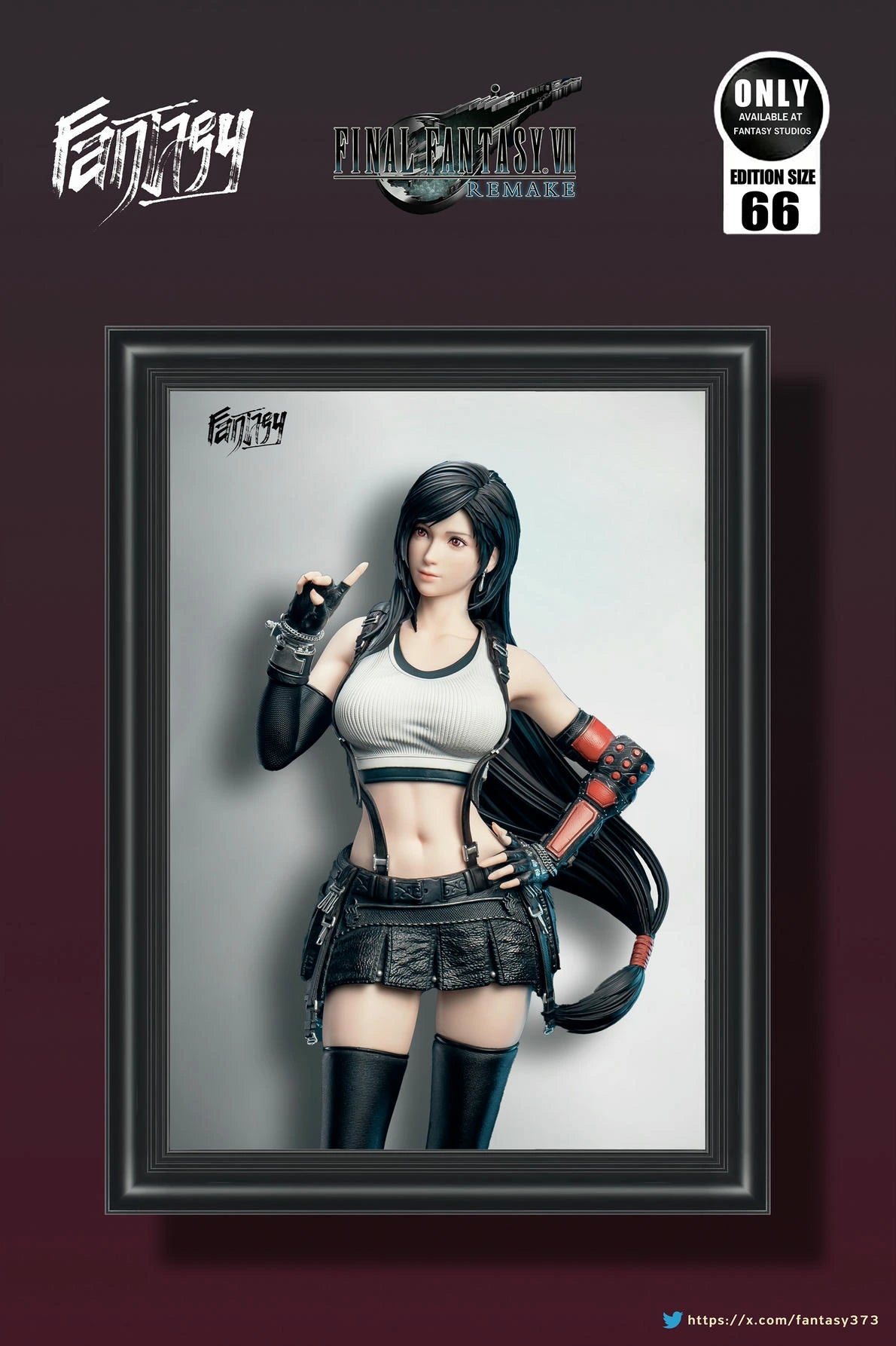 Preventa Resina Tifa Lockhart Figura Final Fantasy VII Fantasy  Estudio