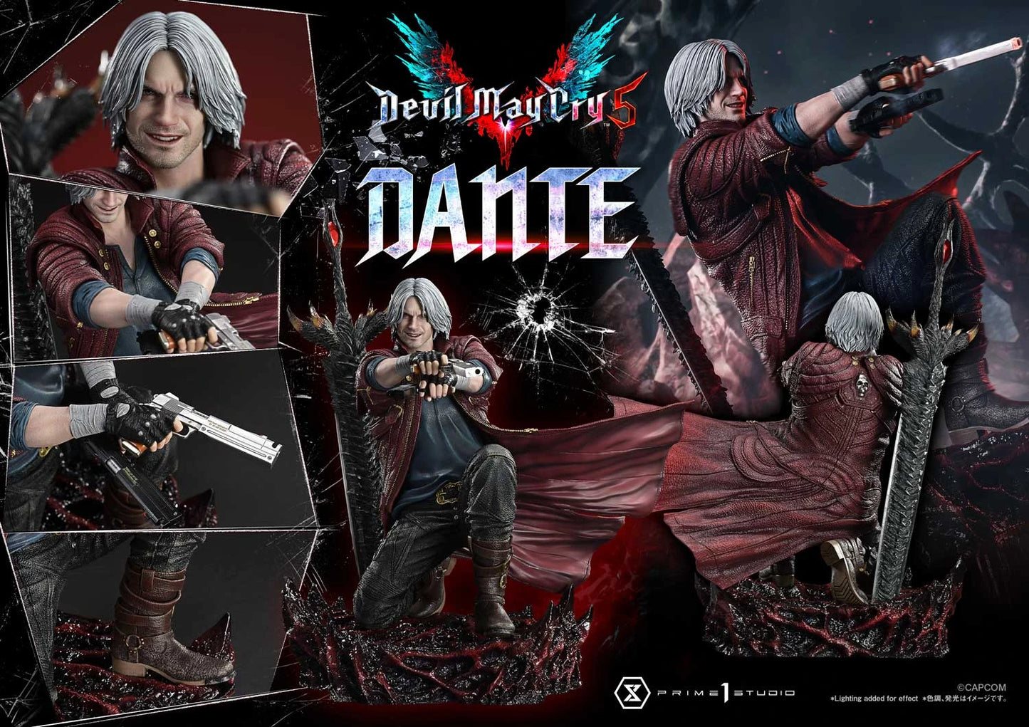 Preventa Resina Dante Figura Devil May Cry 5 Prime 1 (Licencia) Estudio