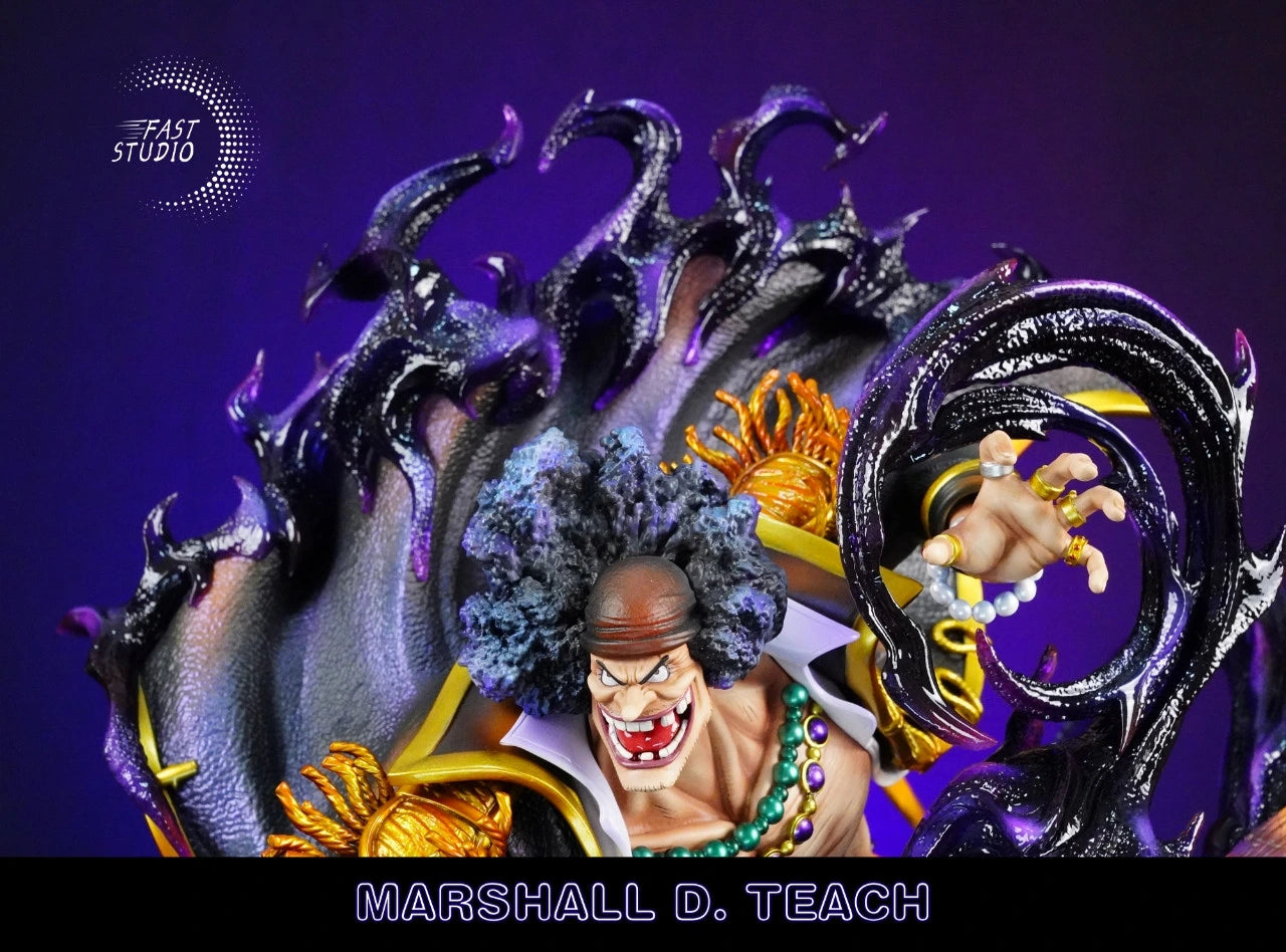 Preventa Resina Marshall D. Teach Figura One Piece Fast  Estudio