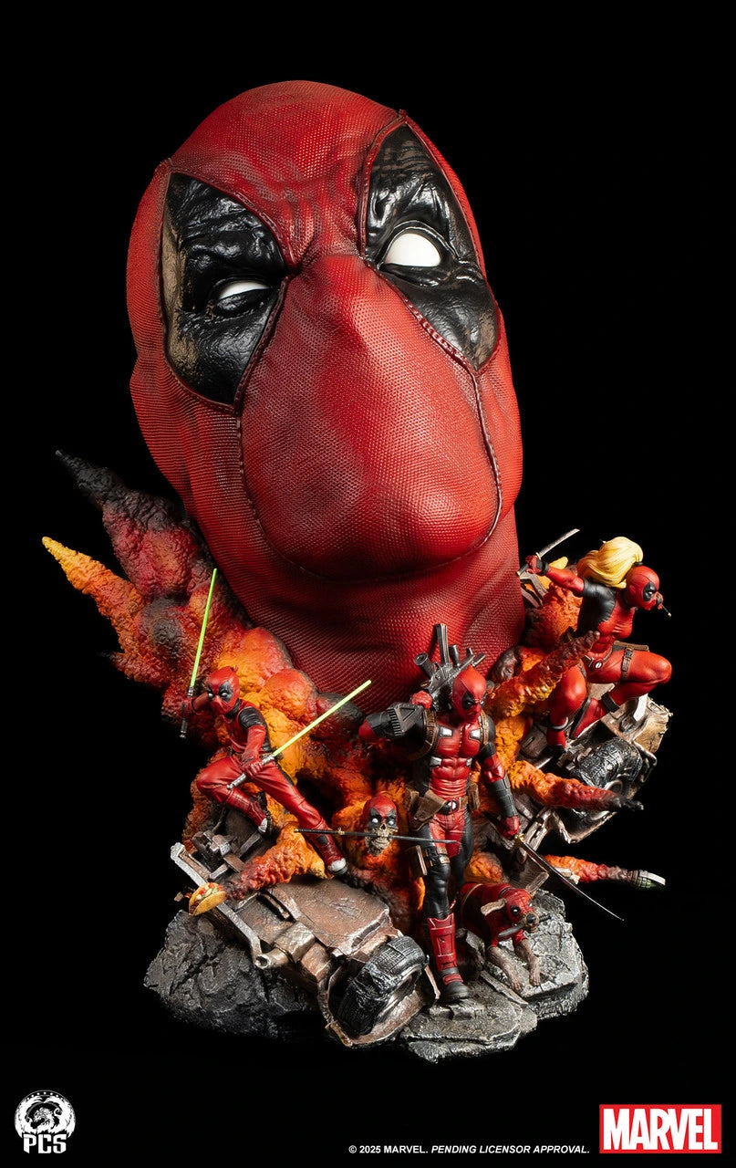Preventa Resina Deadpool Figura Deadpool Premium Collectibles (Licencia) Estudio