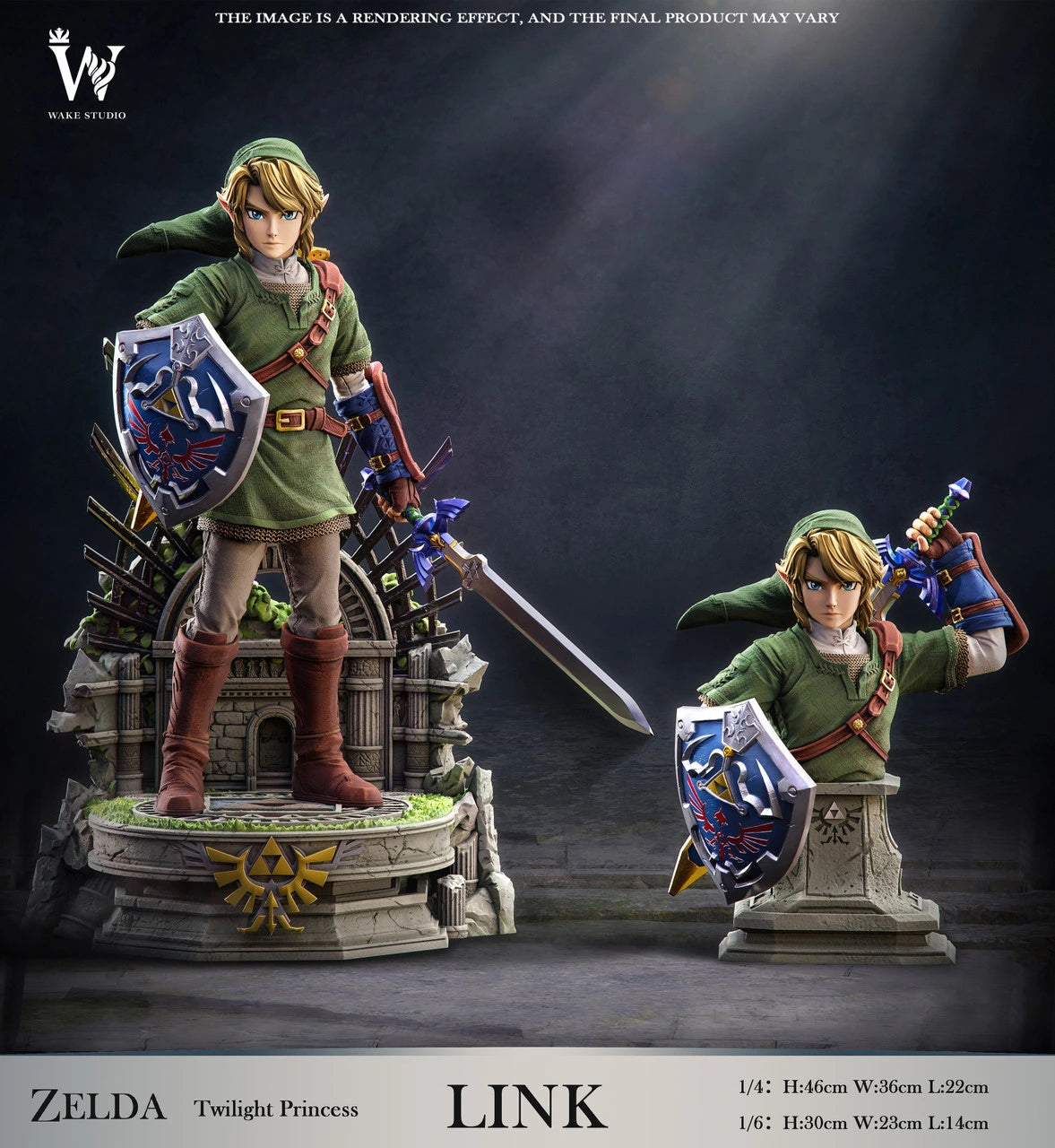 Preventa Resina Link Figura The Legend Of Zelda Wake Estudio