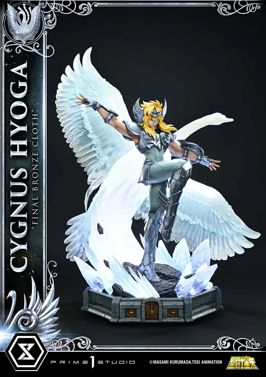 "Preventa Resina Hyōga de Cisne  Figura Caballeros del Zodiako Prime 1 (Licencia) Estudio"
