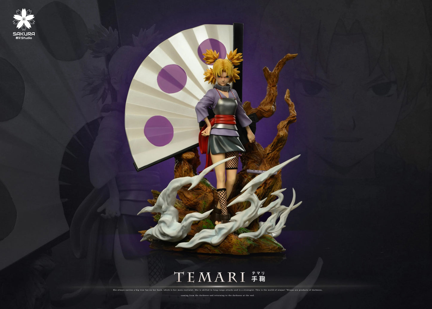 Preventa Resina Temari Figura Naruto Sakura Estudio
