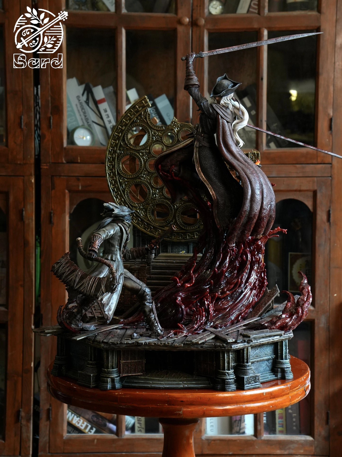 Preventa Resina Lady Maria vs Hunter Figura Bloodborne Bard  Estudio
