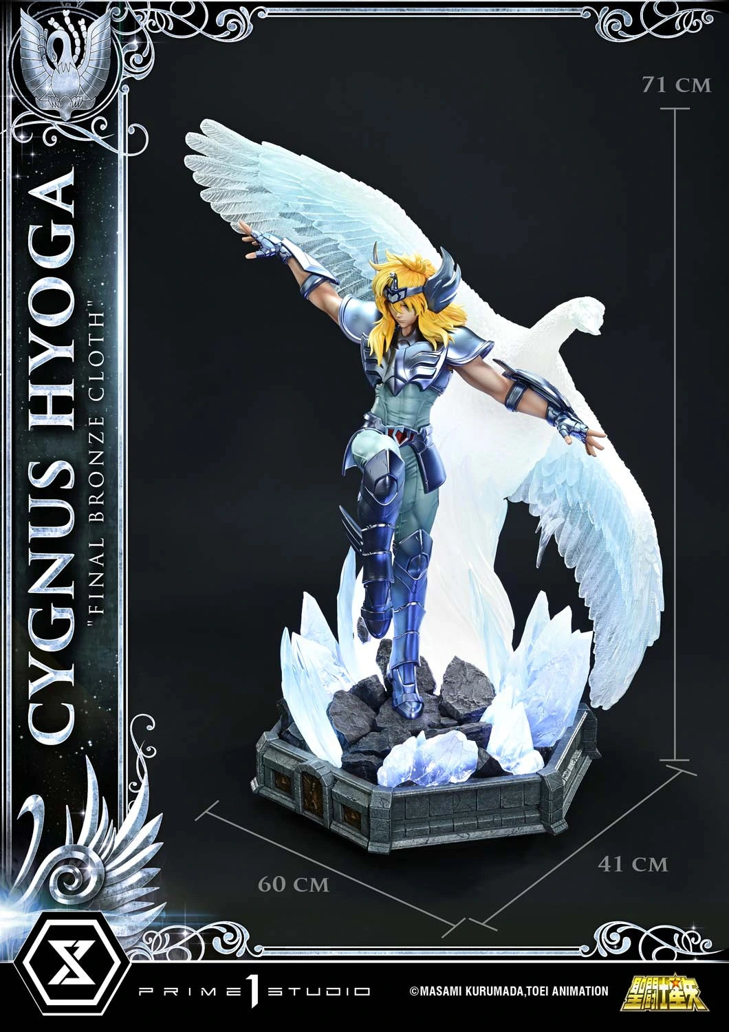 "Preventa Resina Hyōga de Cisne  Figura Caballeros del Zodiako Prime 1 (Licencia) Estudio"