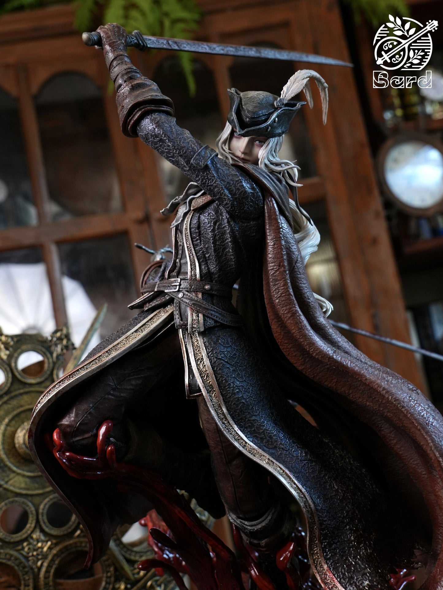 Preventa Resina Lady Maria vs Hunter Figura Bloodborne Bard  Estudio