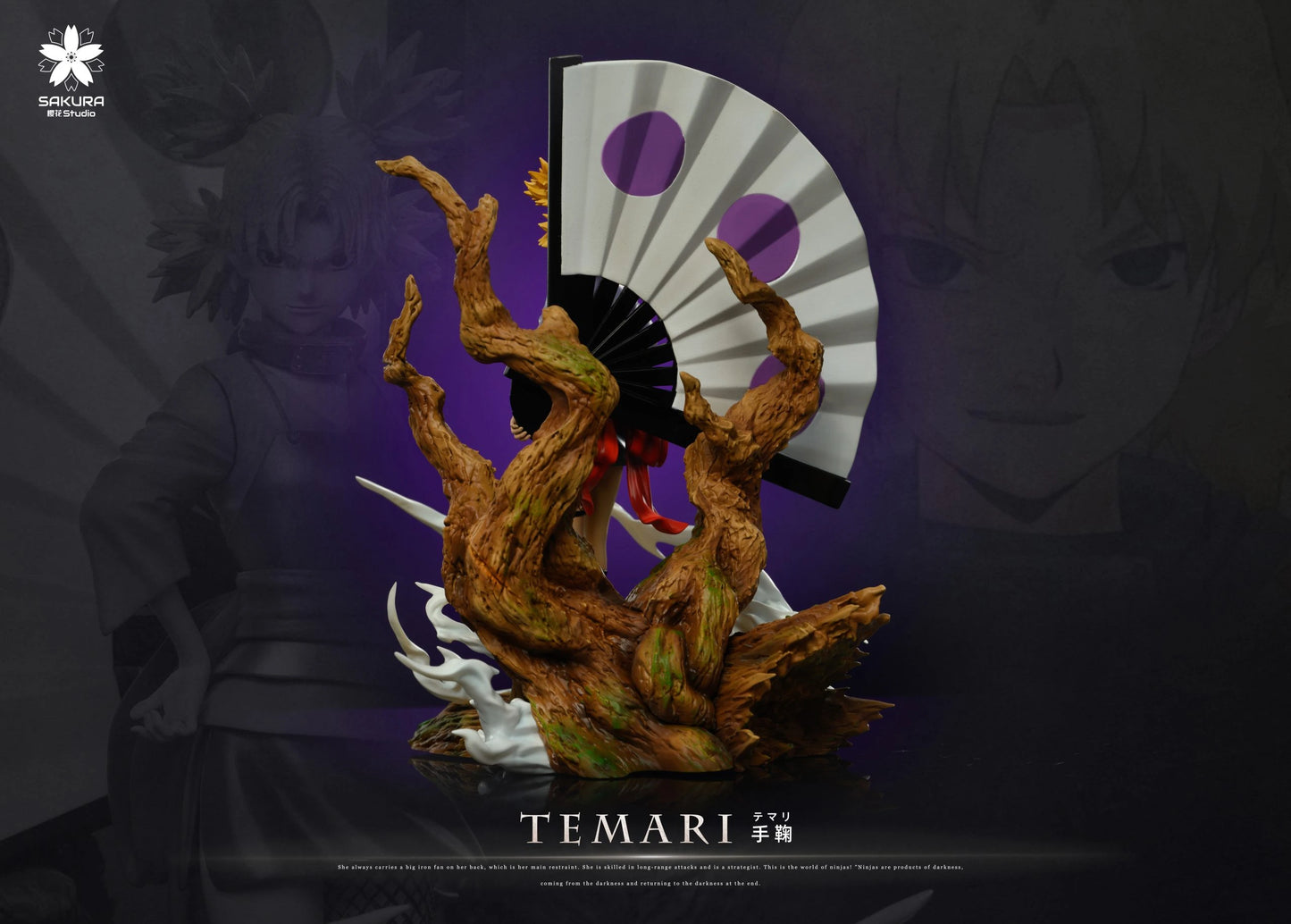 Preventa Resina Temari Figura Naruto Sakura Estudio