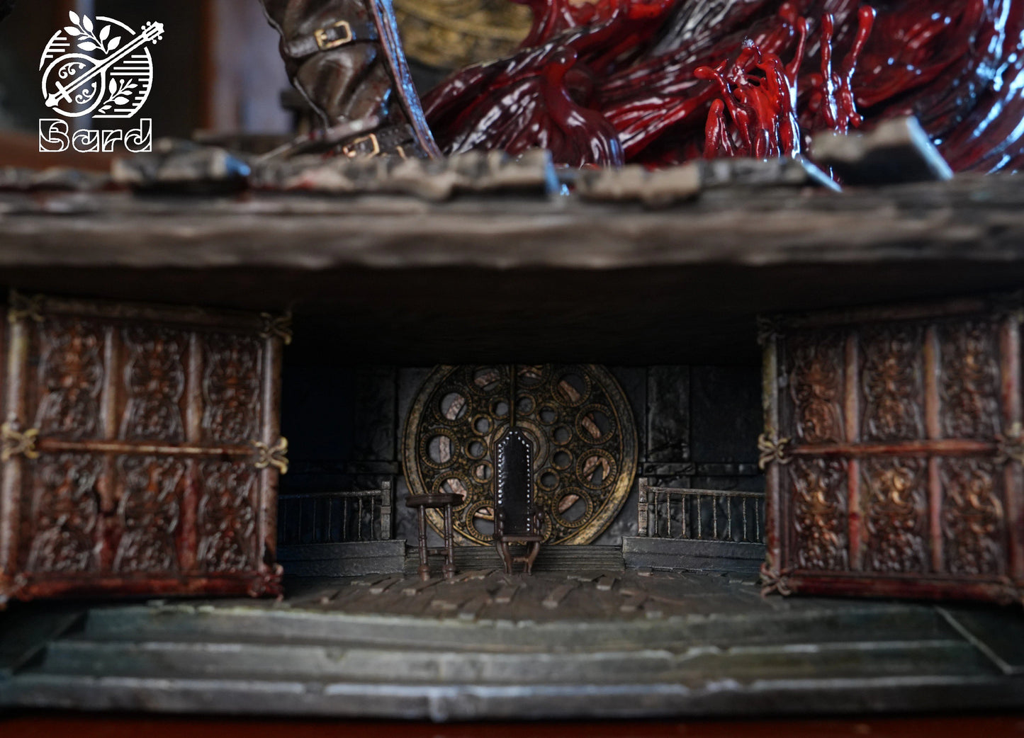 Preventa Resina Lady Maria vs Hunter Figura Bloodborne Bard  Estudio