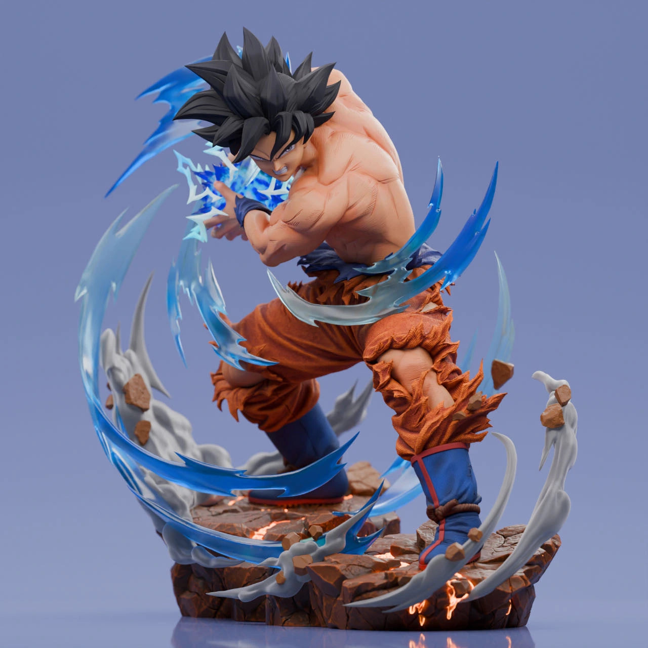 Preventa Resina Goku Figura Dragon Ball Player 1 Estudio