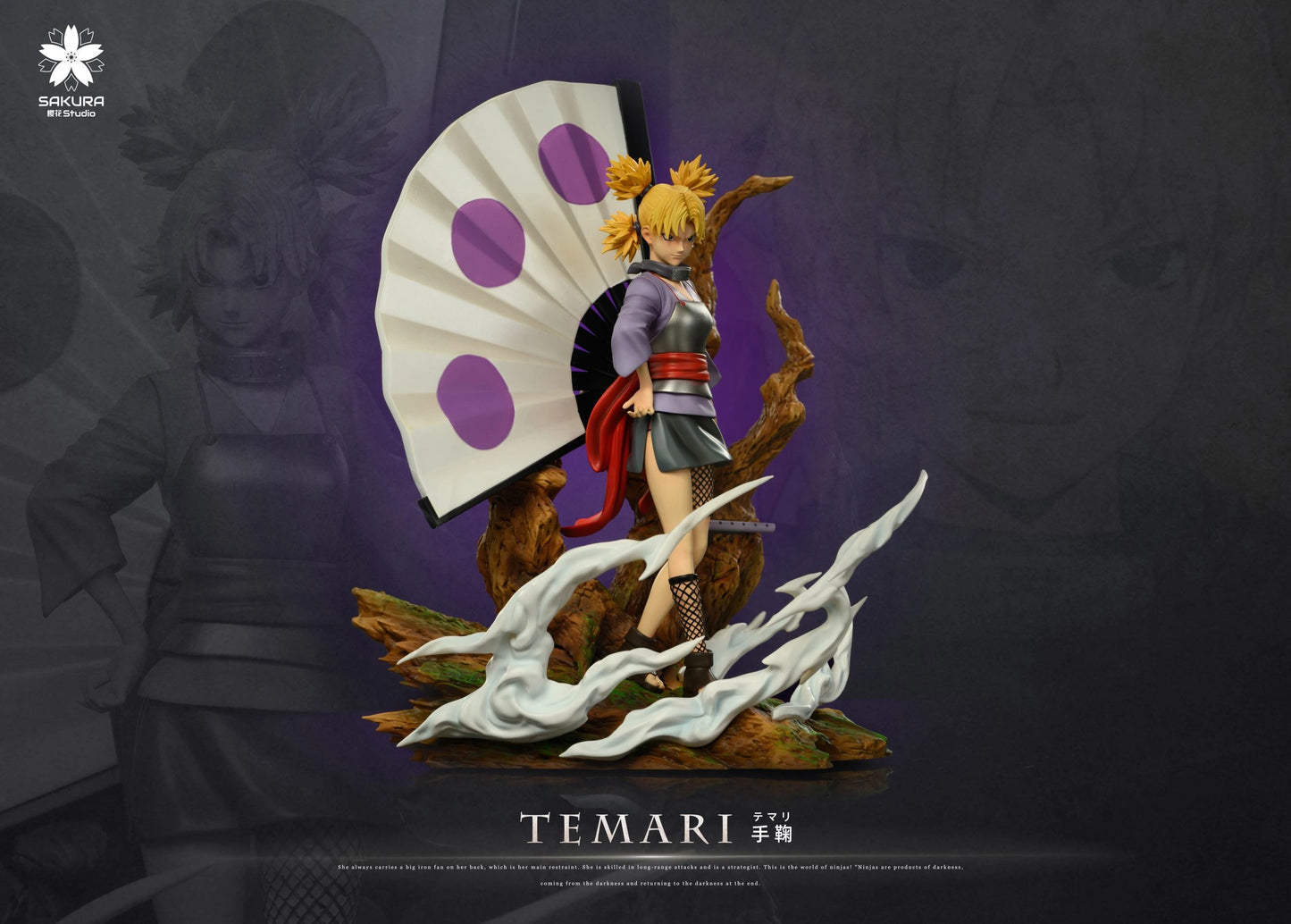 Preventa Resina Temari Figura Naruto Sakura Estudio