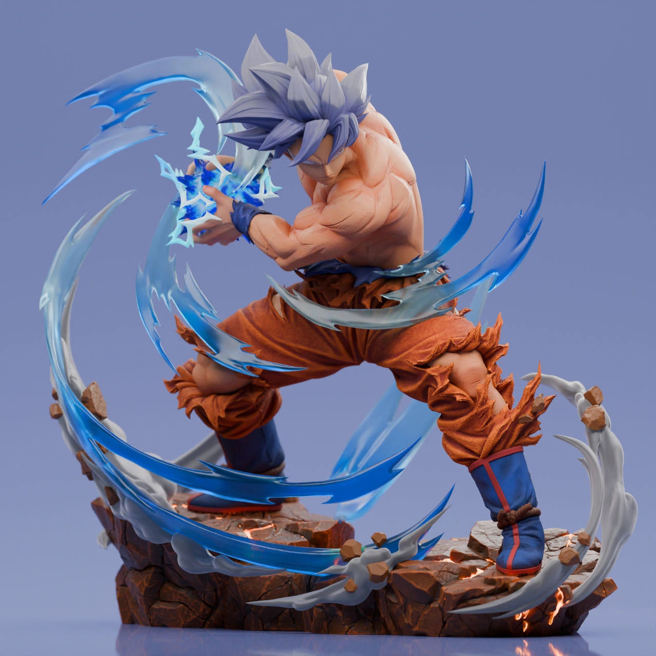 Preventa Resina Goku Figura Dragon Ball Player 1 Estudio