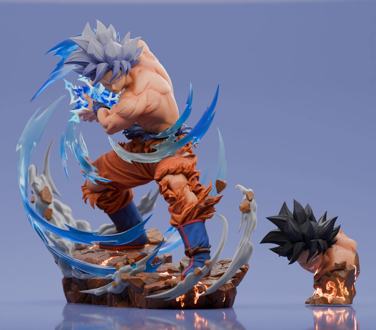 Preventa Resina Goku Figura Dragon Ball Player 1 Estudio