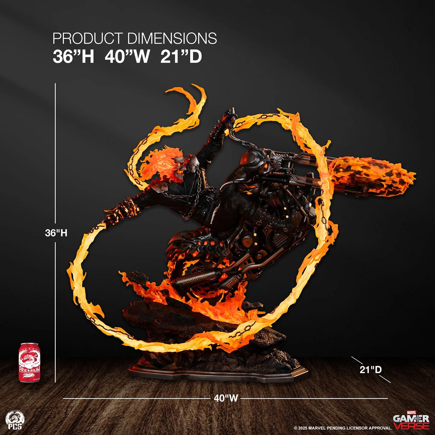 Preventa Resina Ghost Rider Figura Ghost Rider PCS (Licencia) Estudio