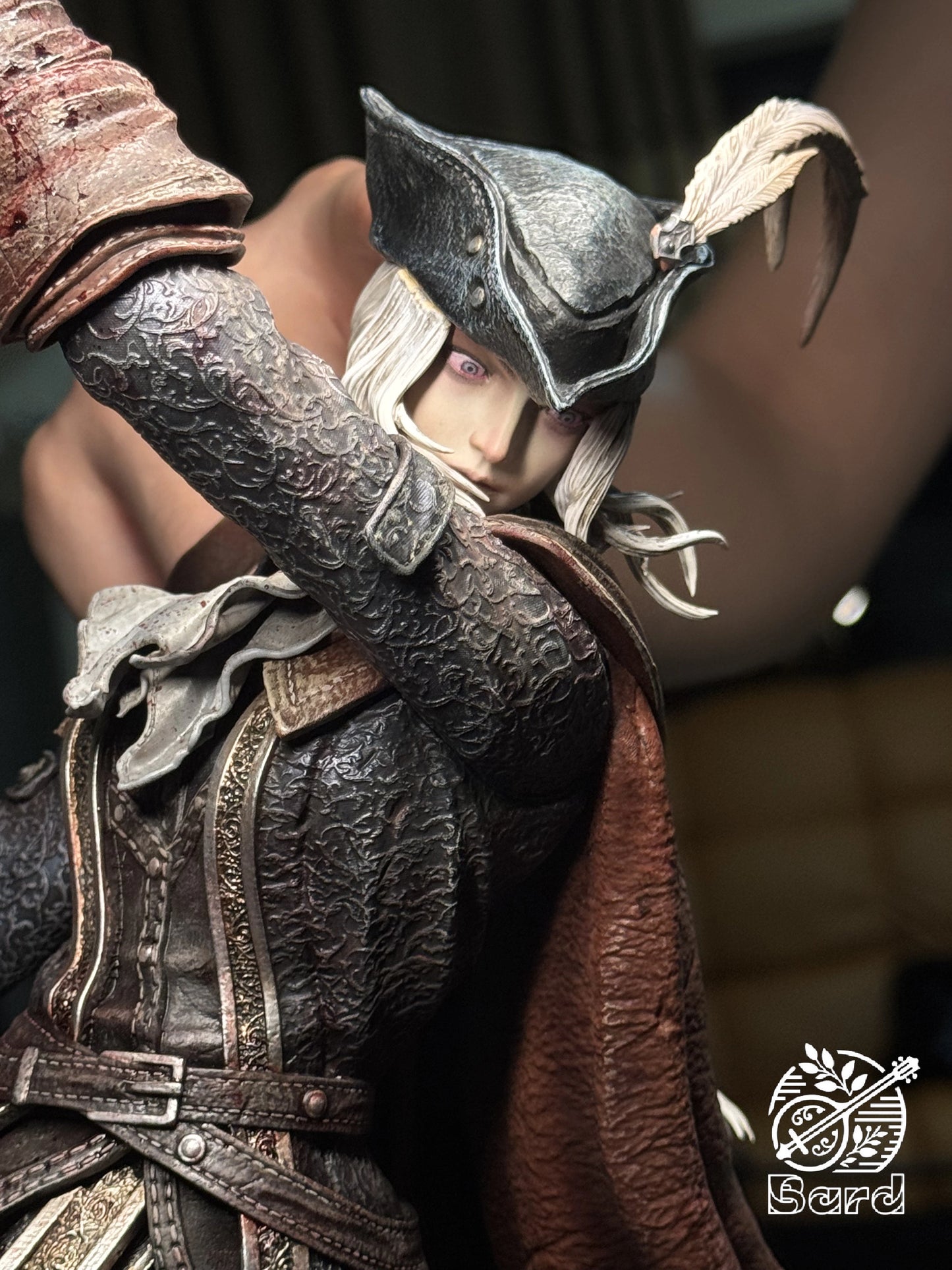 Preventa Resina Lady Maria vs Hunter Figura Bloodborne Bard  Estudio
