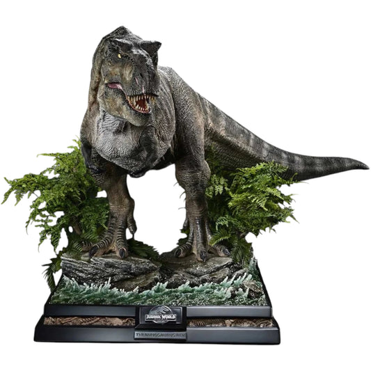 Preventa Resina Tyrannosaurus Rex Figura Jurassic World: Renace  Prime 1 (Licencia) Estudio