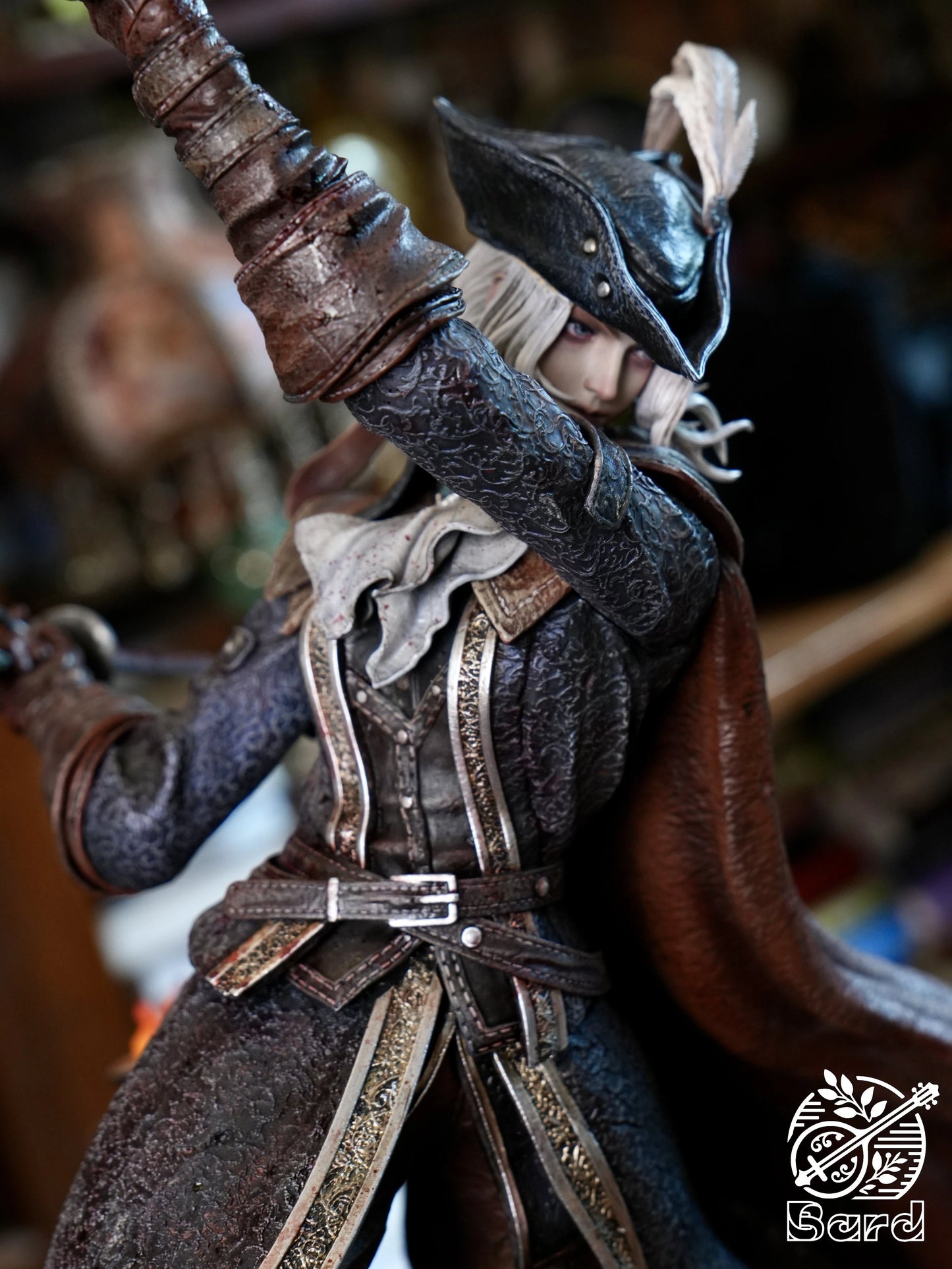 Preventa Resina Lady Maria vs Hunter Figura Bloodborne Bard  Estudio