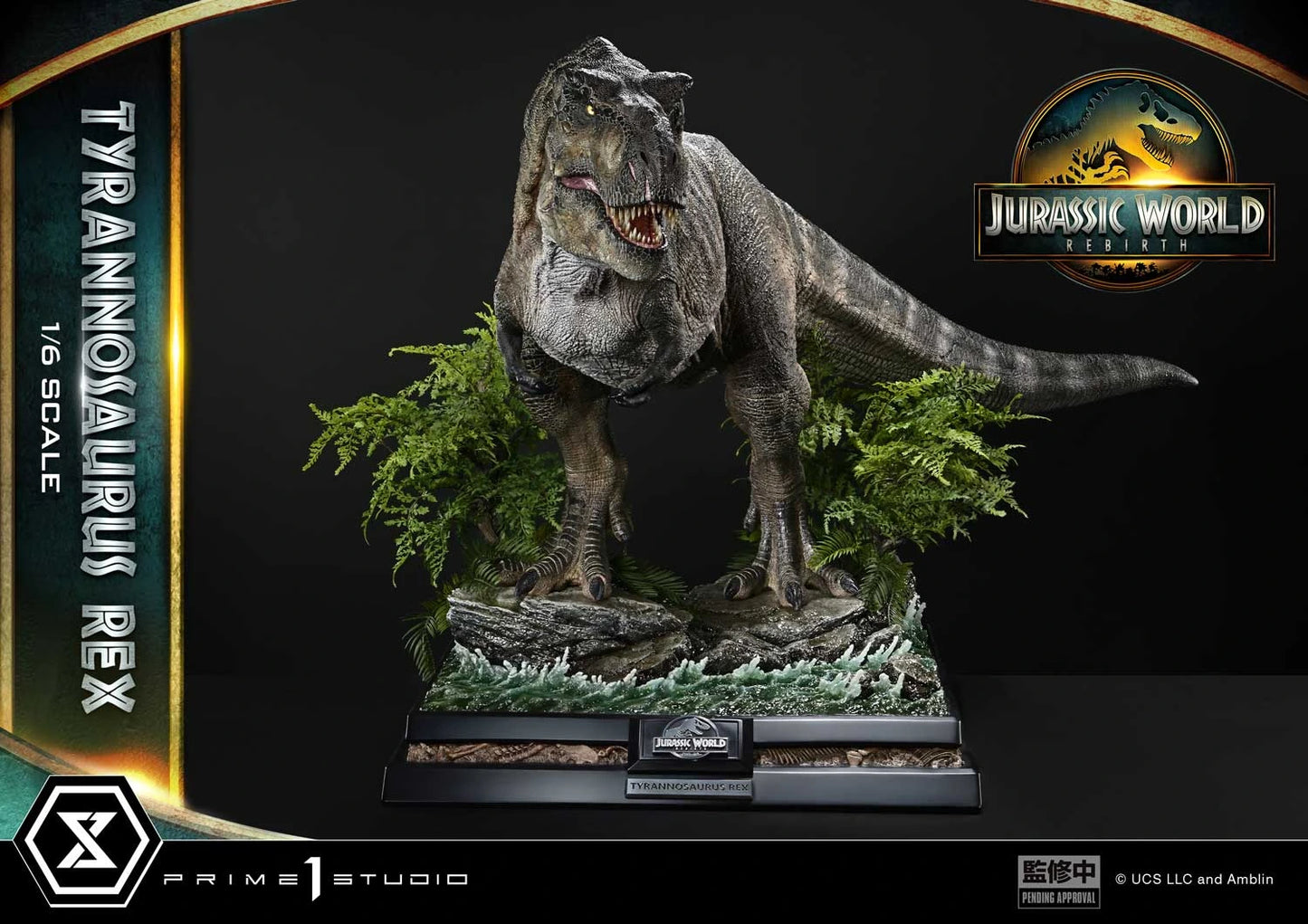 Preventa Resina Tyrannosaurus Rex Figura Jurassic World: Renace  Prime 1 (Licencia) Estudio