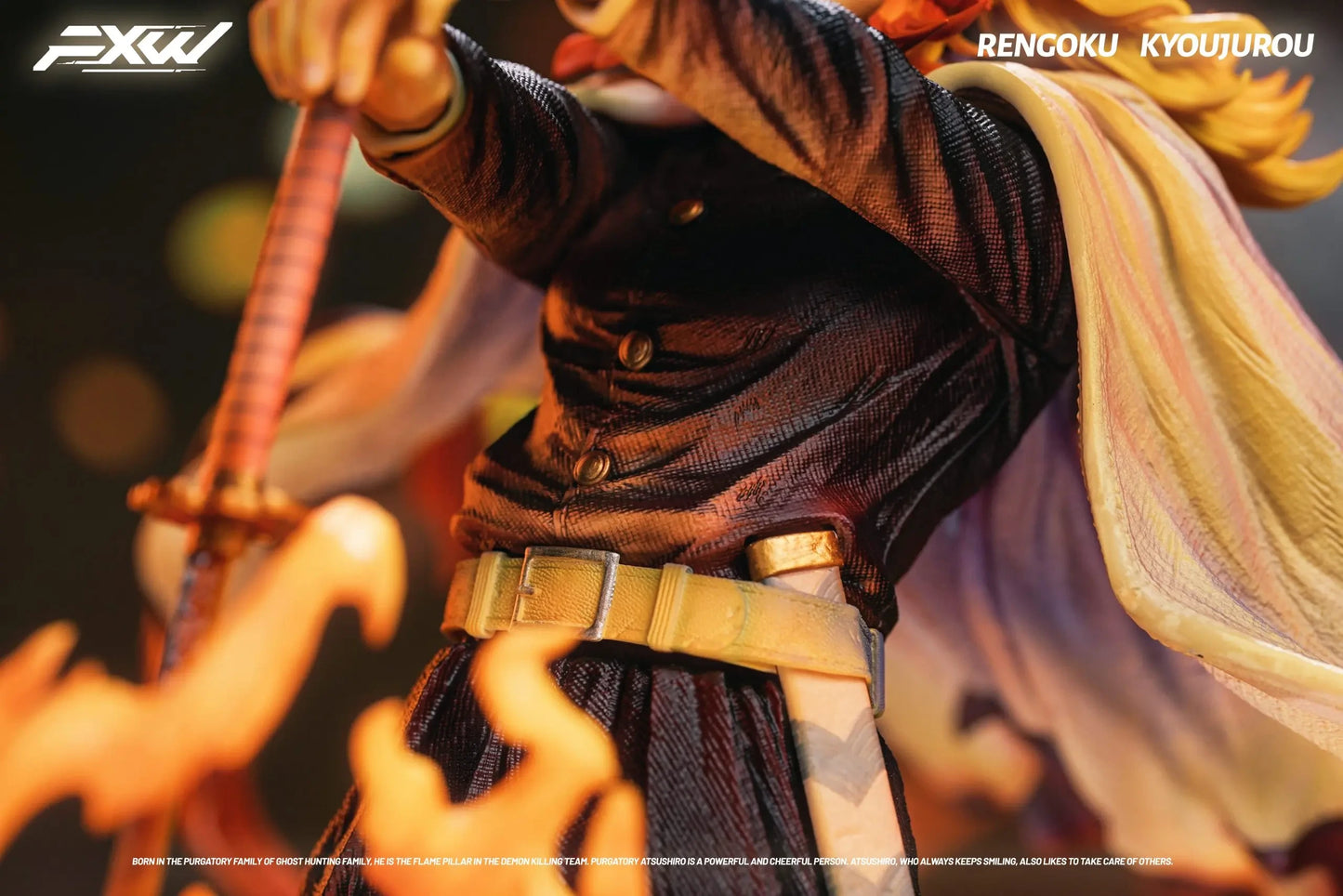 Preventa Resina Rengoku Kyojuro Figura Demon Slayer FXW  Estudio