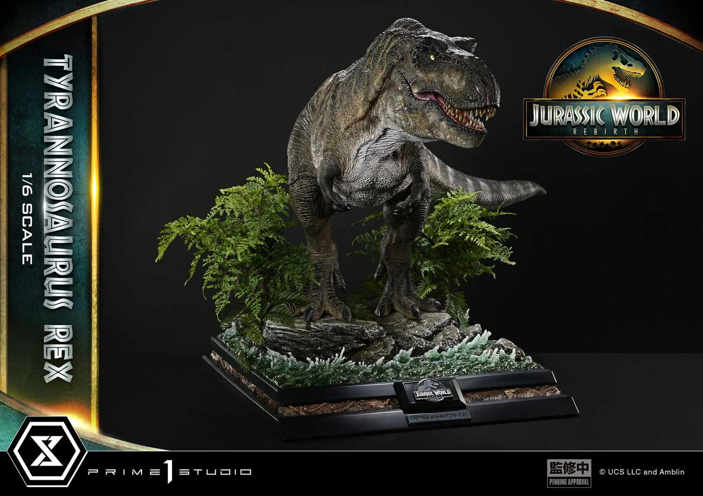 Preventa Resina Tyrannosaurus Rex Figura Jurassic World: Renace  Prime 1 (Licencia) Estudio