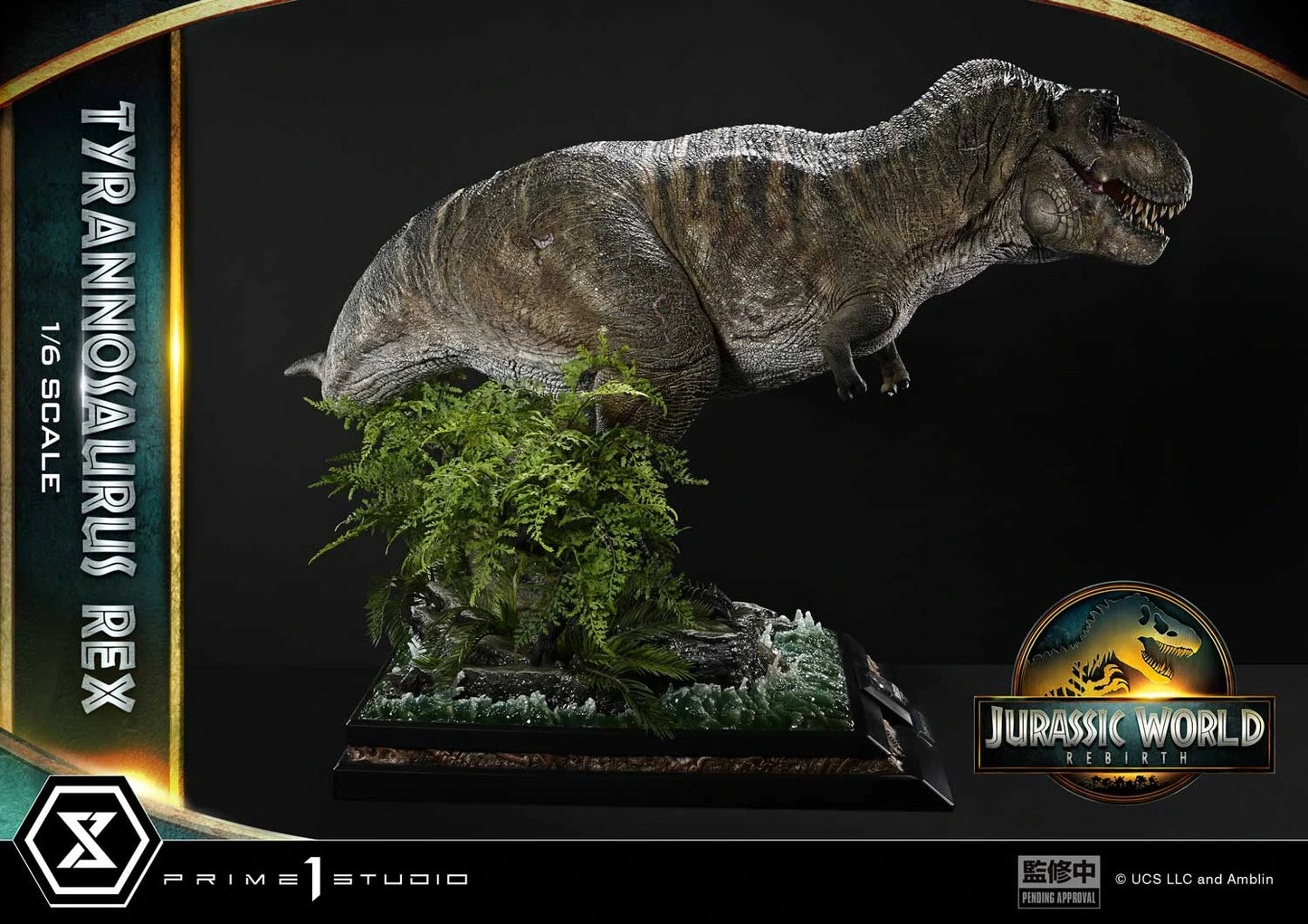 Preventa Resina Tyrannosaurus Rex Figura Jurassic World: Renace  Prime 1 (Licencia) Estudio
