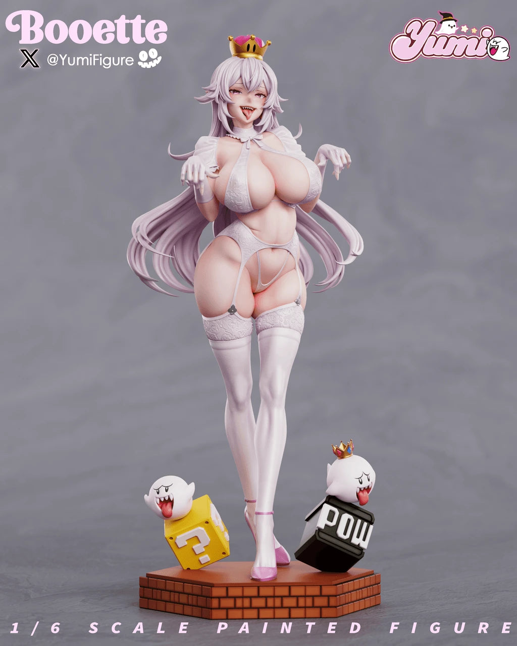 Preventa Resina Boosette Figura Mario Bros Yumi Estudio