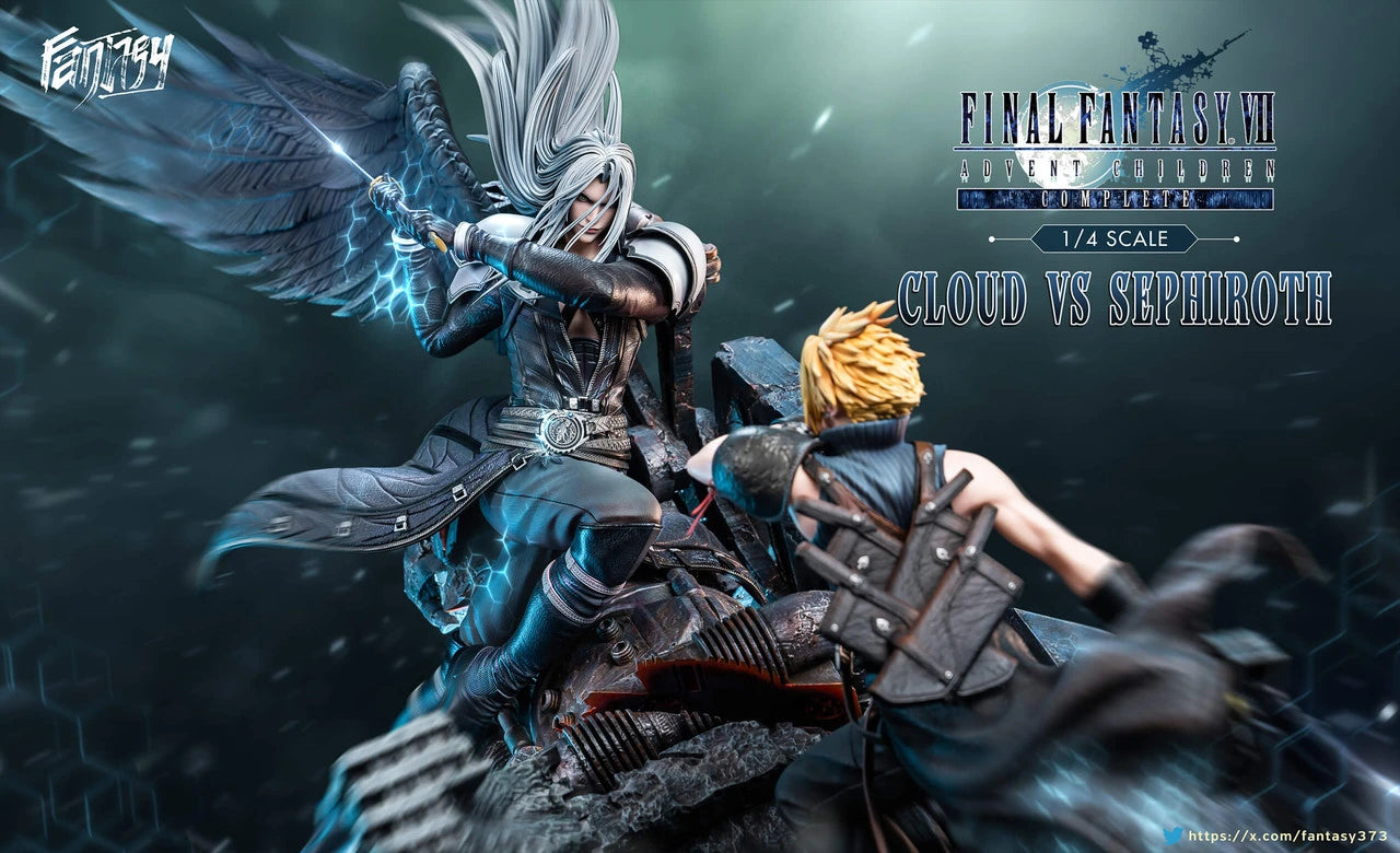 Preventa Resina Cloud vs Sephiroth Figura Final Fantasy VII Fantasy & Dragon  Estudio