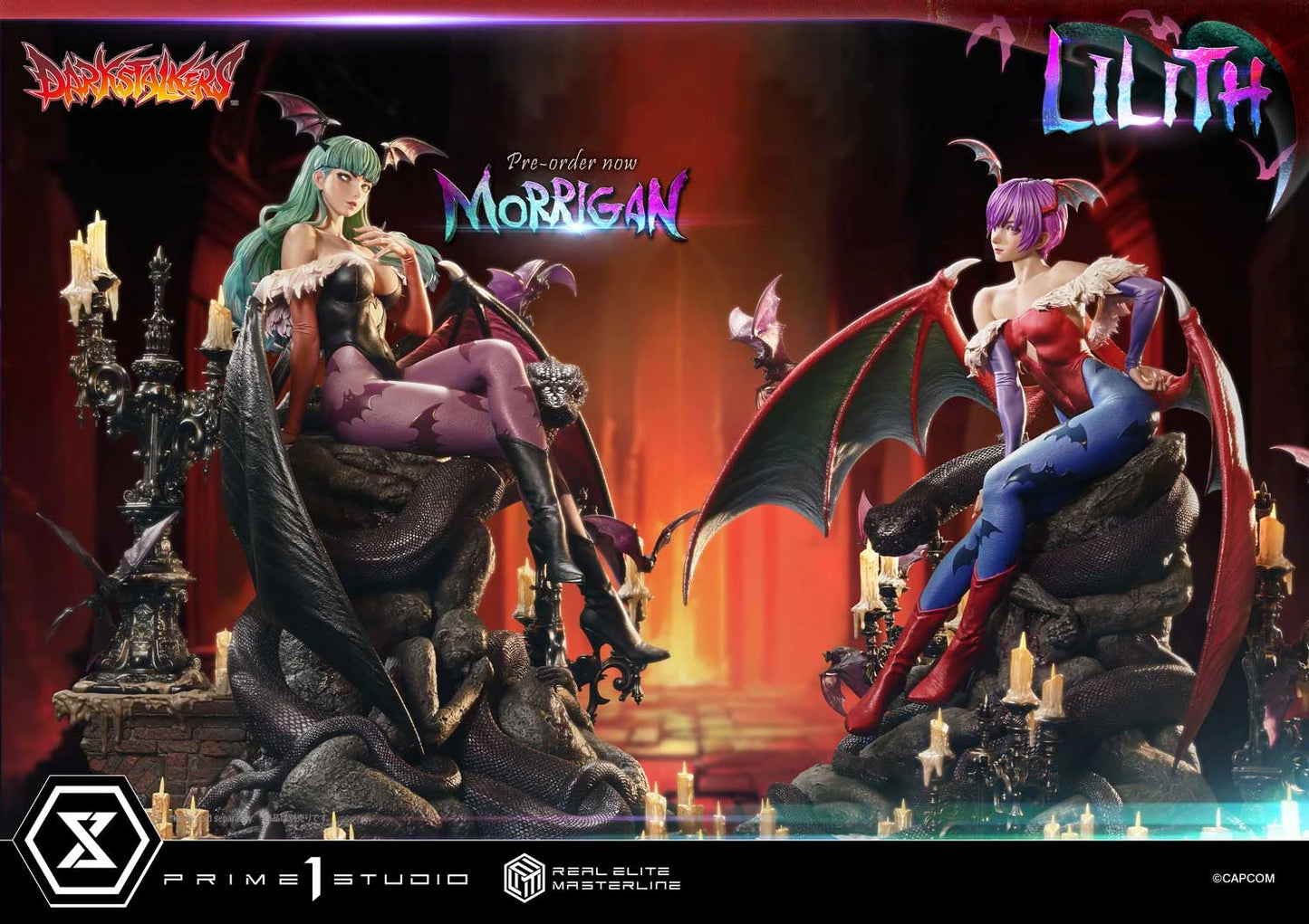 Preventa Resina Lilith  Figura Darkstalkers  Prime 1 (Licencia) Estudio